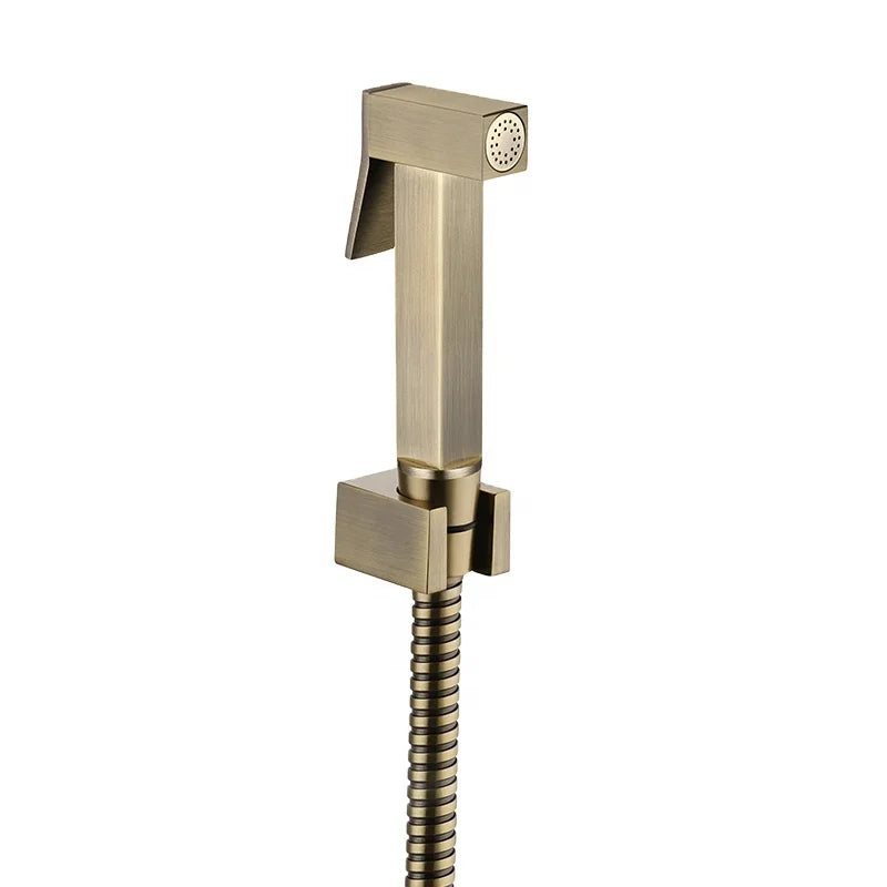Antique Copper Modern Design Hotel Toilet Sitter Spray Set Eco-Friendly Bathroom Faucet Bidet Sprayer for Toilet