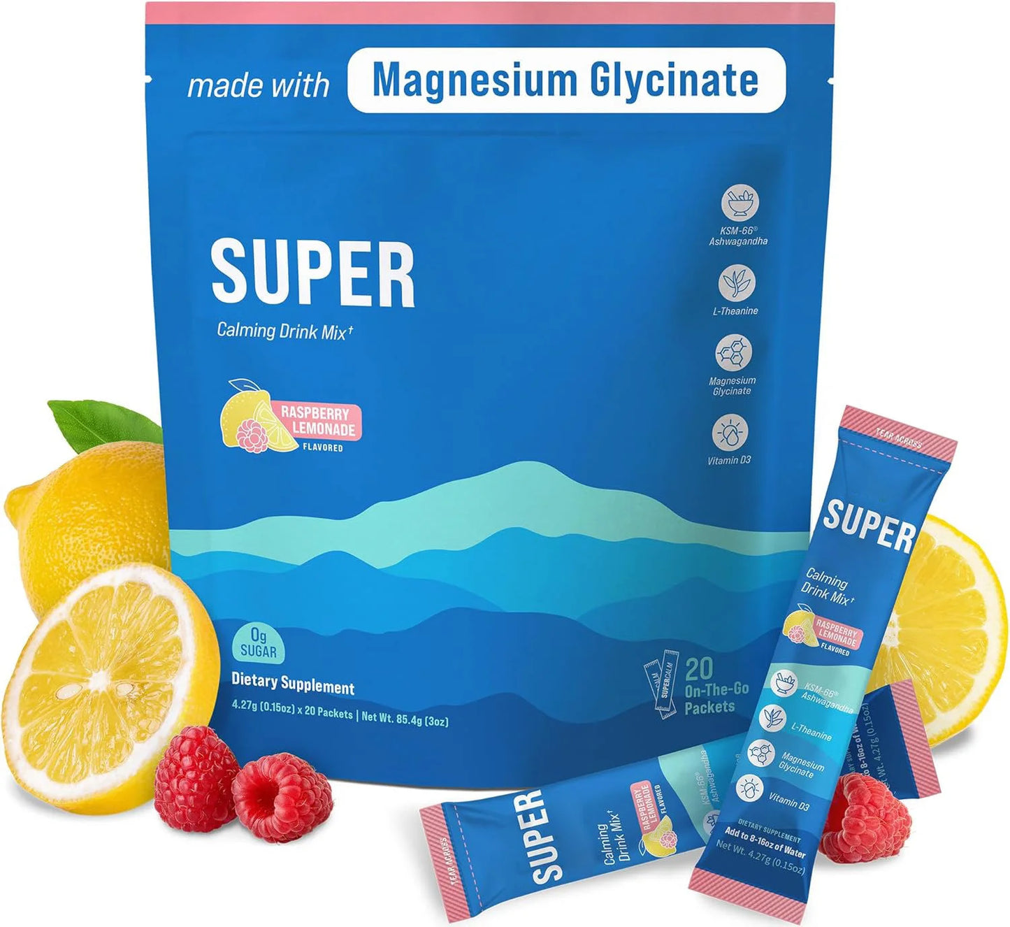 OEM Hot Selling Calm Magnesium Electrolytes Powder Instant Stress Relief for Adults Aids Calming Jitters Sports Nutrition