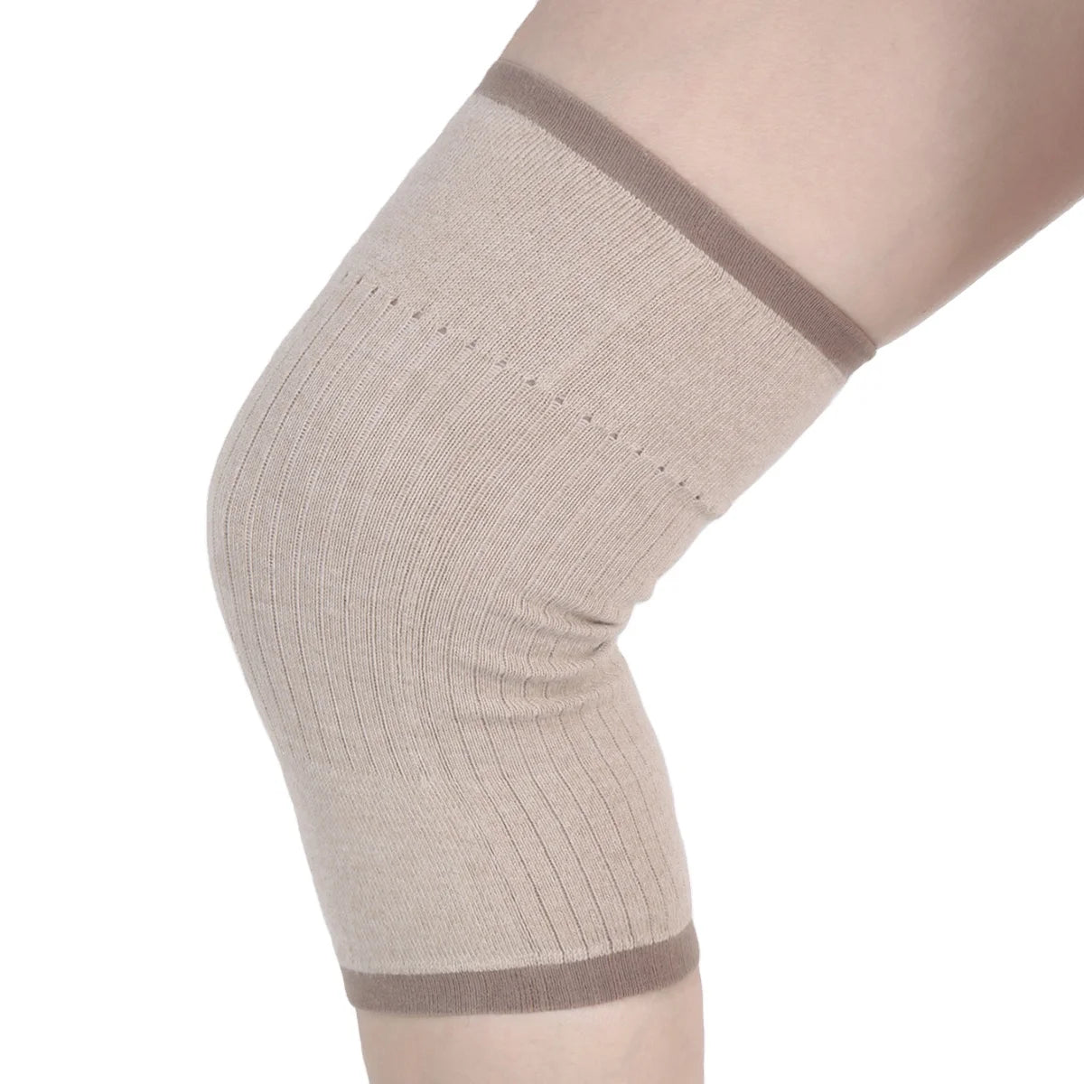 Wholesale Cashmere Warmth Windproof Thickened Winter Cold-Proof Knee Pads Sleeve Sports Kneelet Without Trace Knee Support