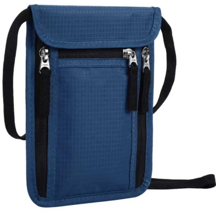 Multifunctional Id Pouch Rfid Anti-Theft Brush Certificate Bags Traveling Neck Passport Holder