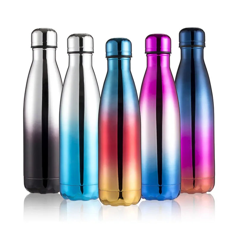 Thermal Stainless Steel 500ml UV Double Wall Insulated Handgrip Vacuum Flask 12-24hrs Thermal Insulation Eco-Friendly Customi