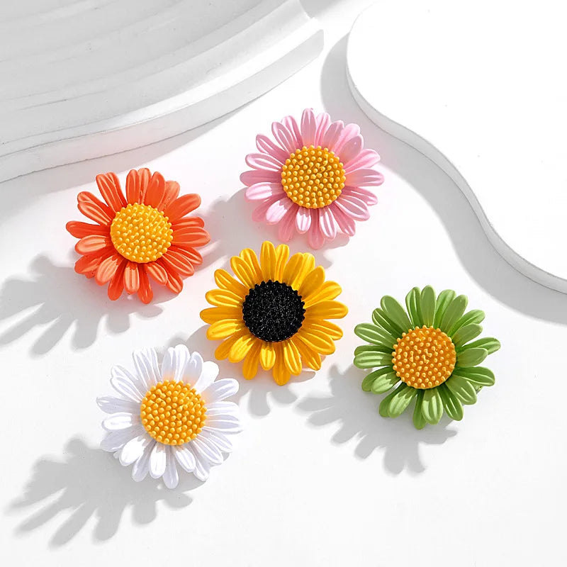 New Design Daisy Sunflower Brooch Pin Fashion Women Jewelry Brooches Flower