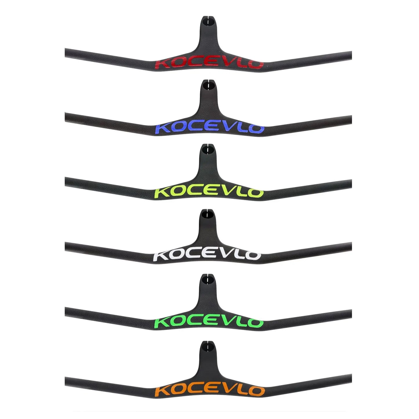 Carbon Fiber Bicycle One-piece Handlebar Minus 17 Degree Mountain Bicycle  Bike  Straight Handlebar MTB Handlebar