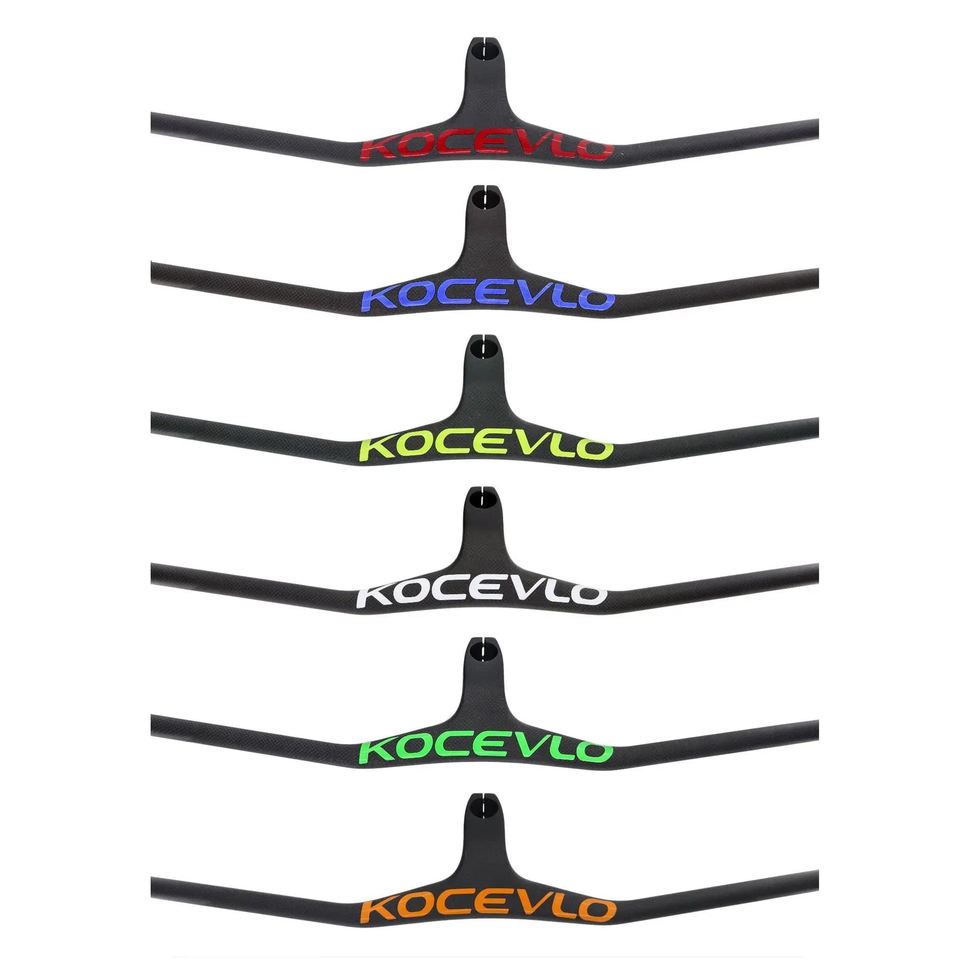 Carbon Fiber Bicycle One-piece Handlebar Minus 17 Degree Mountain Bicycle  Bike  Straight Handlebar MTB Handlebar