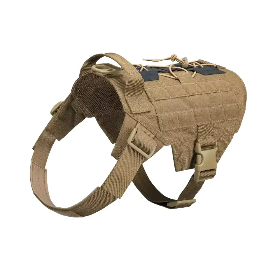 Adjustable Tactical Soft Nylon Pet Harness Quick Release Luxury Dog Leash Set Dog Accessories