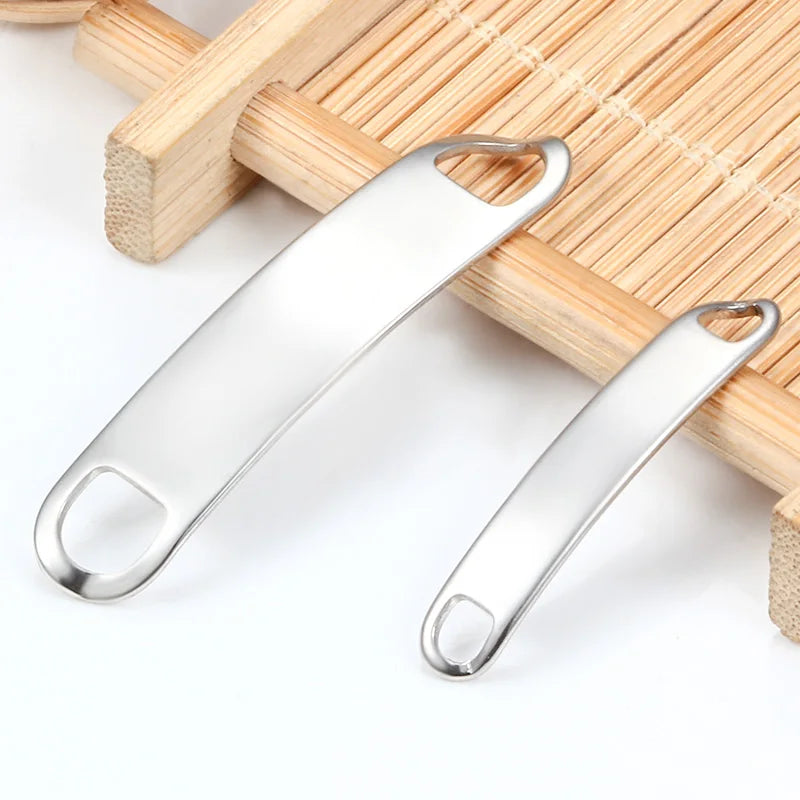 Stainless Steel Bracelets Pendant Curve 304L Titanium Material 18K PVD Gold Plated Unique Design for DIY Jewelry Making