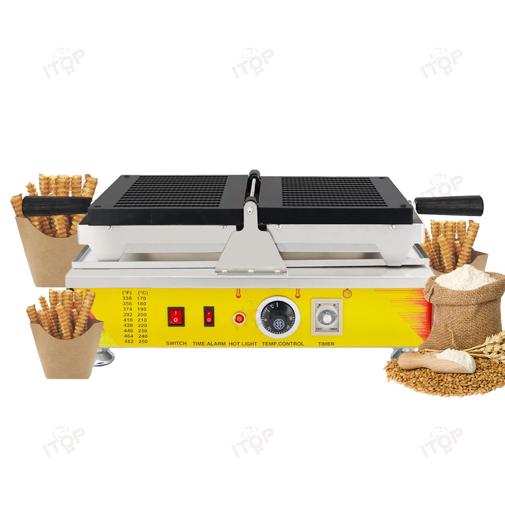 Waffle Cookies Waffel Pommes Waffle Fries Sticks Maker Machine