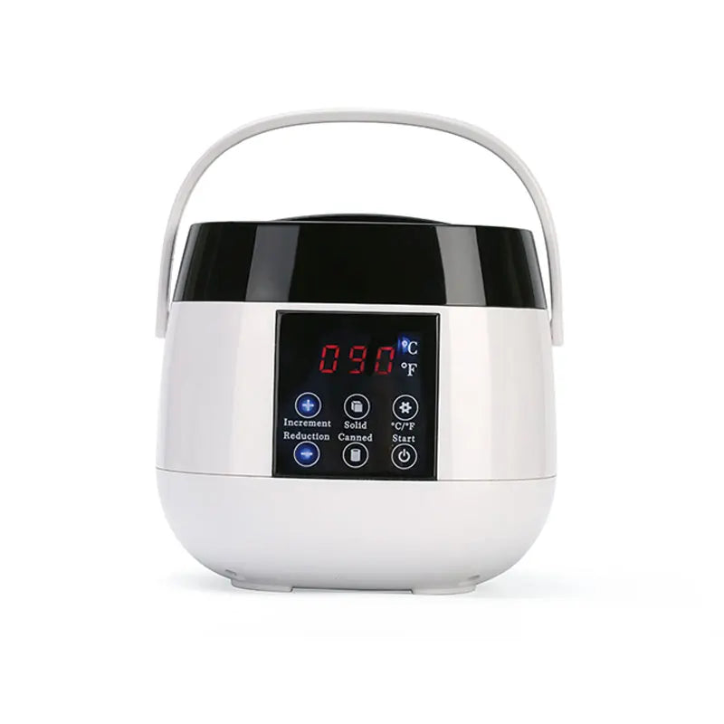 Digital Screen Display with Touch Button Smart LCD Display Wax Heater for Nail