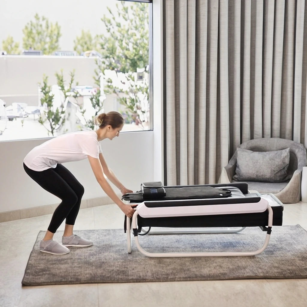 Korea New Style Luxury 3D Chiropractic Master V3 V6 Factory Price Thermal Electric Jade Roller Heated Table Infrared Massage 