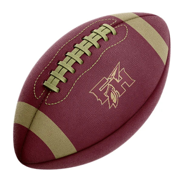 Custom Logo Game Use PU Composite Leather PU American Football Official Size Football Ball Size 9