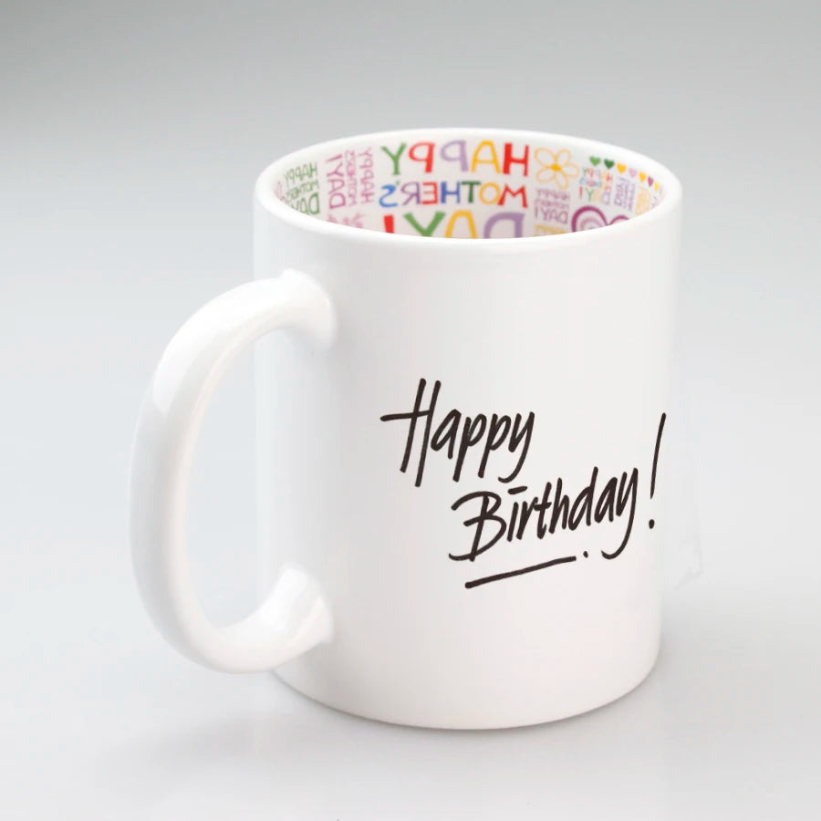 Topjlh Sublimation Porcelain Inside Printed Ceramic Mug 11oz Quality Printed Mug Best Gifts for Unique Ideas for Mother's Day