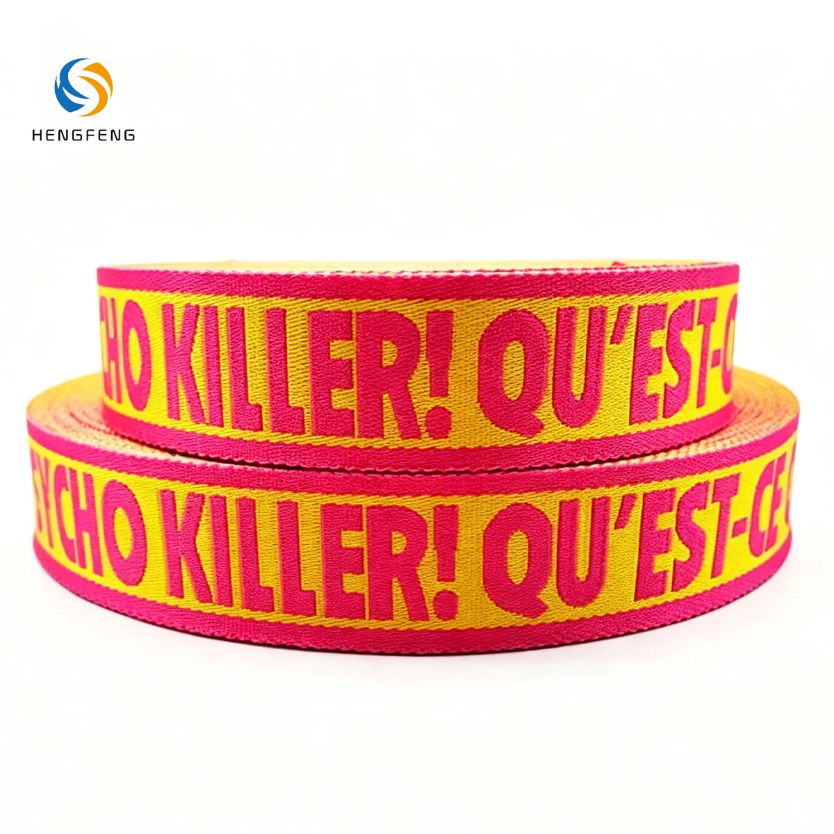 Custom Letter Jacquard Webbing Polyester Nylon Woven Strap for Backpack Luggage Shoe Accessories Wholesale