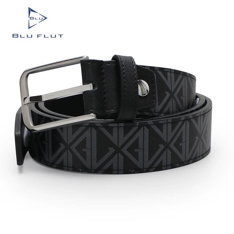 Bal Manent Custom Cow Hide Genuine Leather Belt with Stainless Steel Buckle 34mm Width for Men