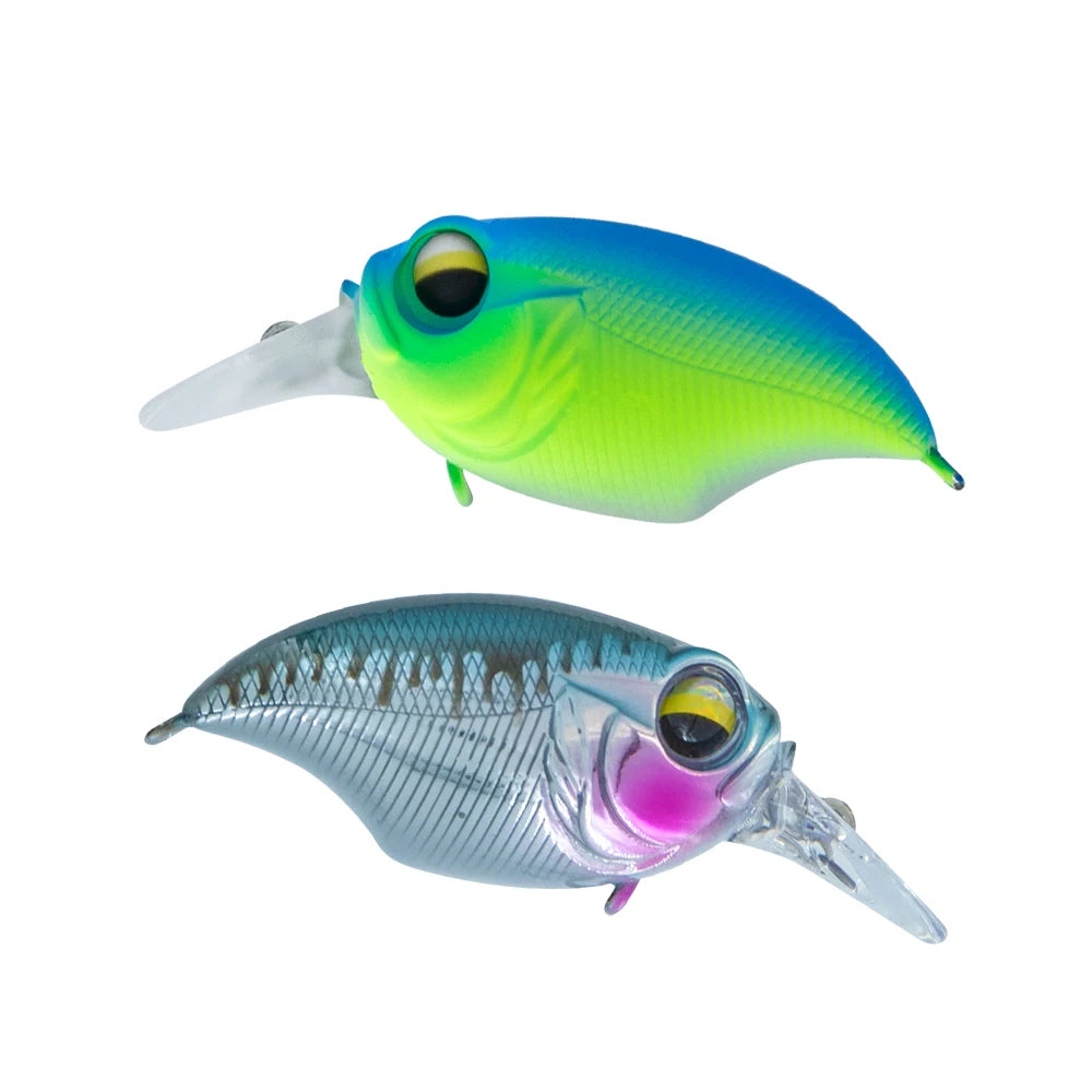 For HONOREAL 2024 Customized 40mm 8.8g Saltwater Crank Bait ABS Lure for Freshwater Trout Fishing in Stream and River