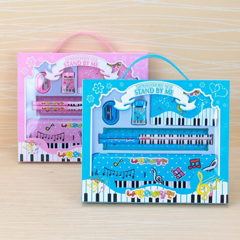 Creative Music Gifts Children's Stationery Set Pencil Box Pencil Box for Kids Gifts for Children