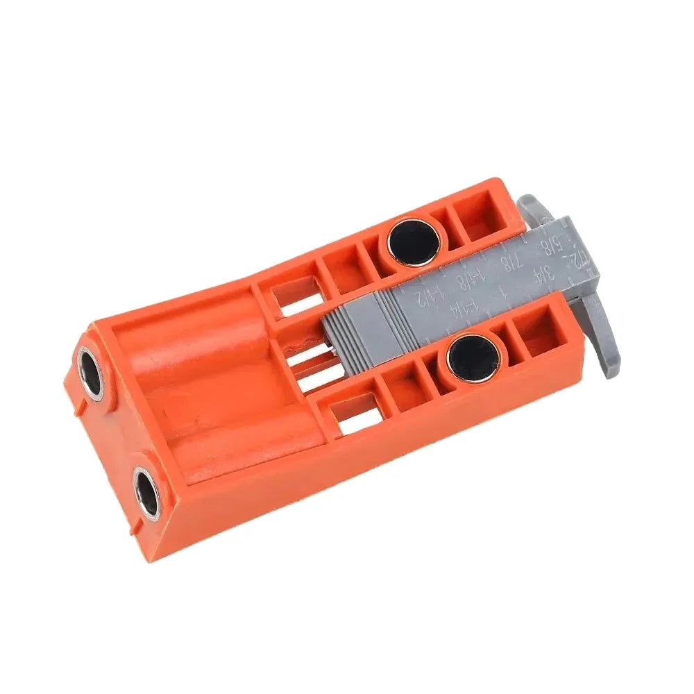 Plastic Oblique Hole Locator Drill Guide Magnetic Hole Pocket Jig Kit Furniture Punching Positioner Woodworking Tool