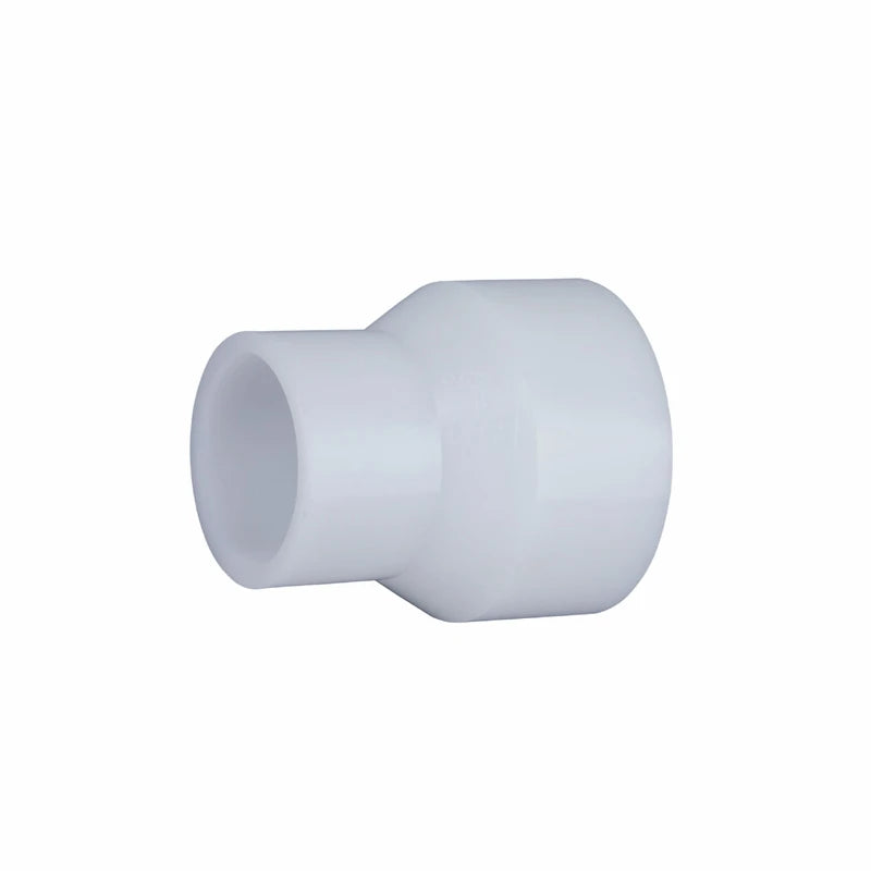 China Hot Sales Plastic Reducer Coupling 3/4 to 4 Inch Pvdf Pvc Plastic Reducing Socket Coupling