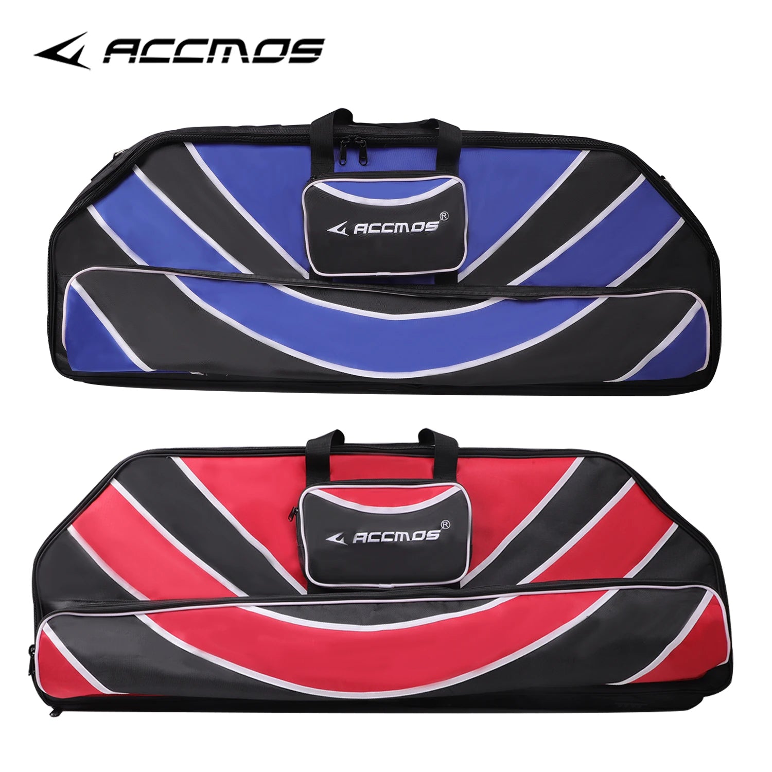 Accmos Canvas Archery Compound Bow Hard Bag Shoulder Back Carrying Quiver Bag Holder Hunting Shooting Outdoor Sports Accessor