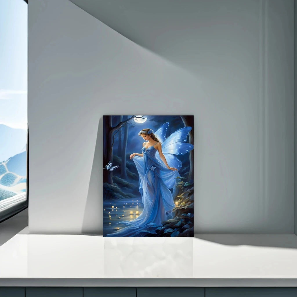 1PC DIY 30x40cm Butterfly Princess Diamond Painting Full Round Acrylic Drill Home Decor Diamond Painting Kit for Beginner