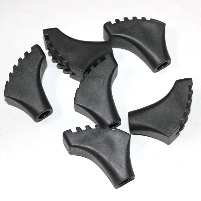 Rubber Hiking Trekking Pole Head Cover Replacement Tips Anti-skid Stick Tip Protector Climbing Alpenstock Pole