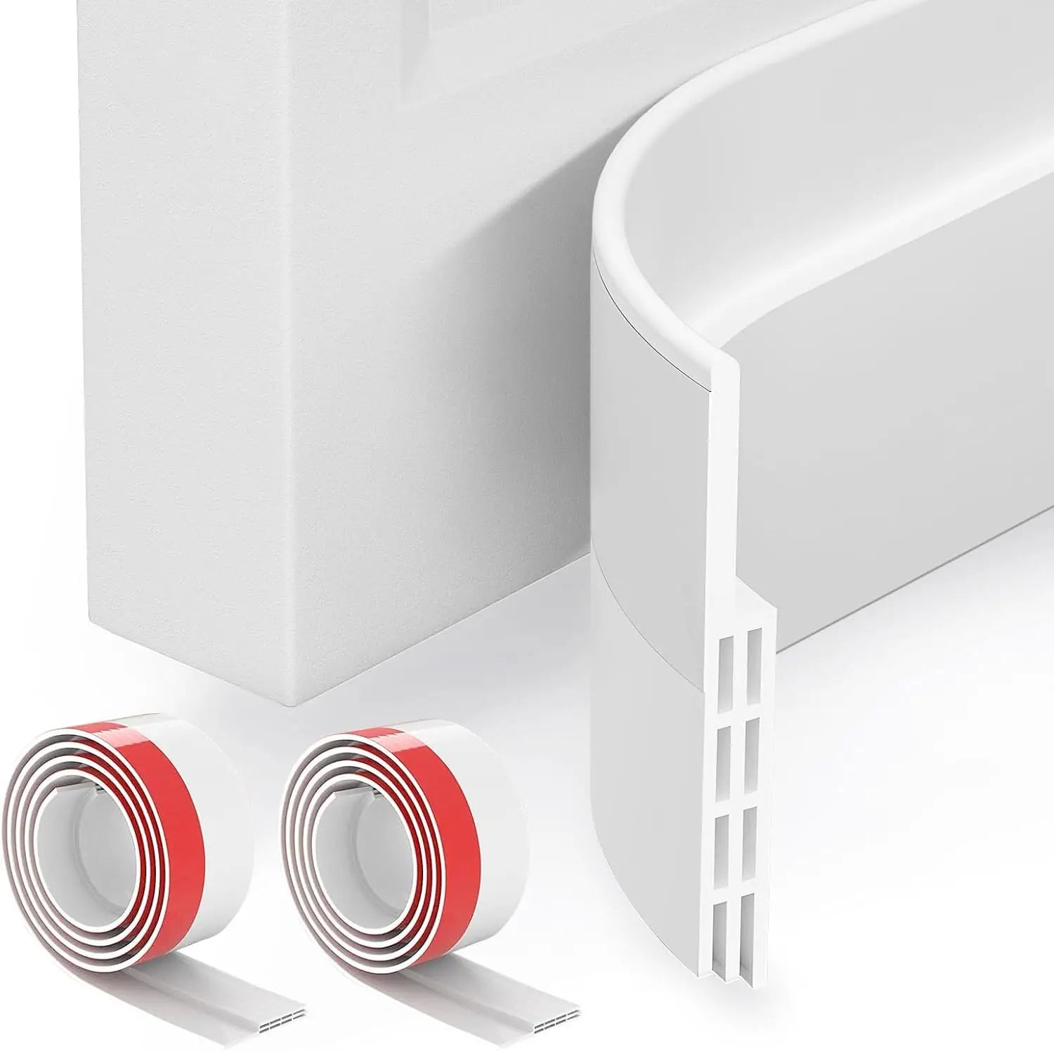 Premium Door Seal Self-Adhesive (Quick & Easy to Install) Also Ideal As Sound Insulation / Cold Protection & Front Door Seal