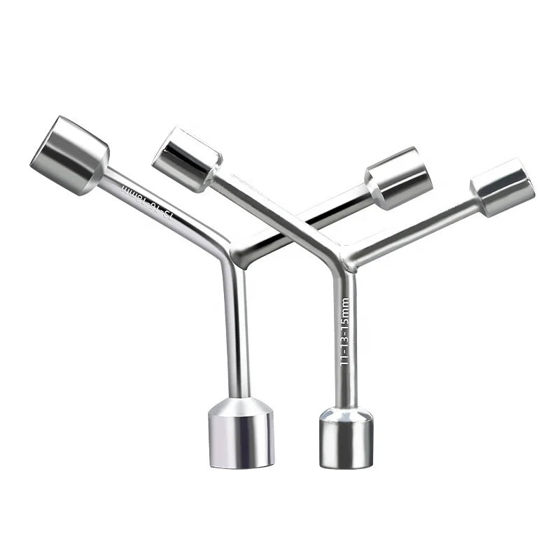 L Type Universal Socket Wrench with Crowbar (Screwdriver) Metric OEM Carbon Steel Hand Tool