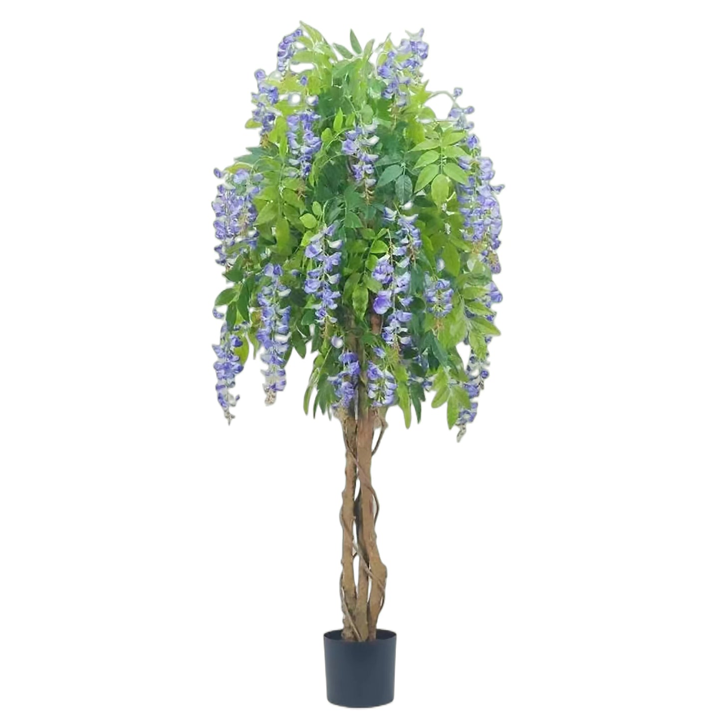 180CM 6FT High Simulation Cheap Fake Potted Plant Artificial Wisteria Tree Green Plants Wholesale Decorative Crafts Ins Style
