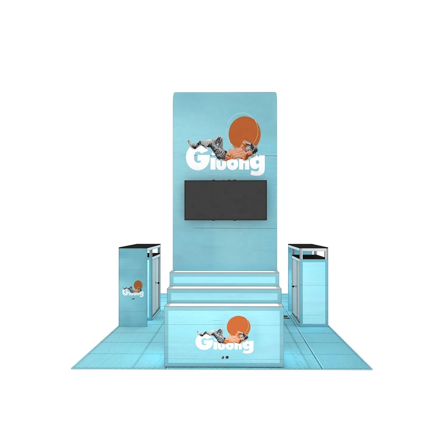 Customizable SEG Lightbox Display Stand New Design Trade Show Equipment for Advertising Storage Room Exhibitions for Trade Sh