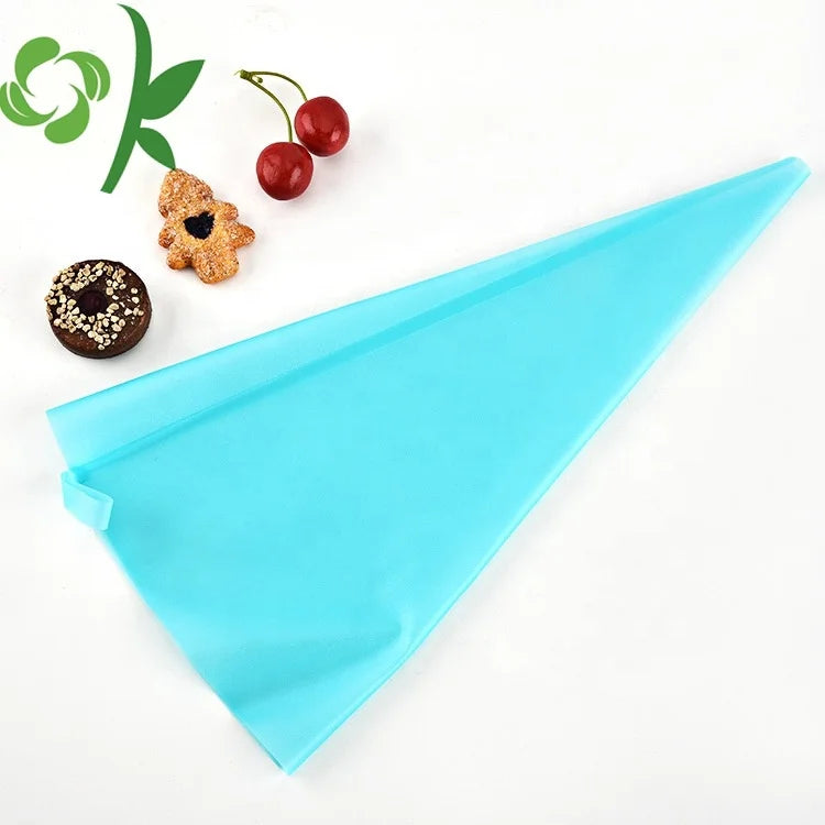 OKSILICONE Reusable Silicone Pastry Bag Easy Cleaning Icing Piping Bag Cake Cream DIY Decoration Tool Piping Bag Set