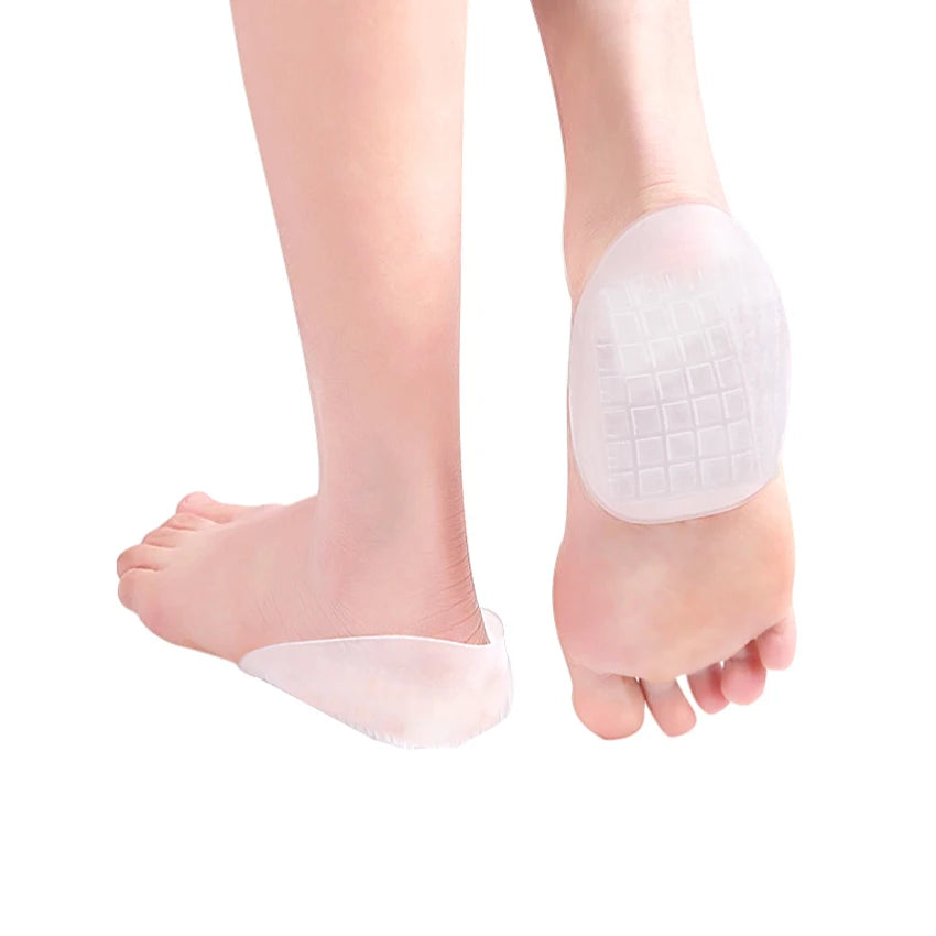 Heavy Duty Heel Cups - Extra Comfort and Soft Gel Heel Cups Cushion for Sever's Disease&Heel Pain for Gymnasts & Dancer HA007