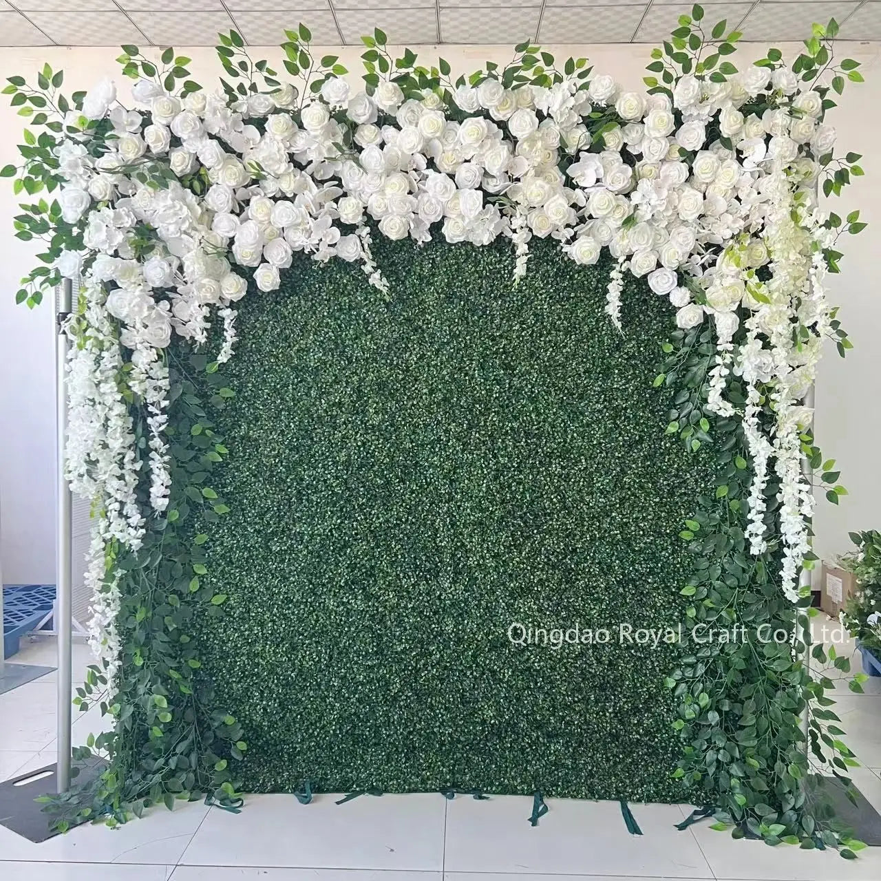 Hot Selling Artificial Green Grass Wall Artificial Wedding Backdrops for Party Decor