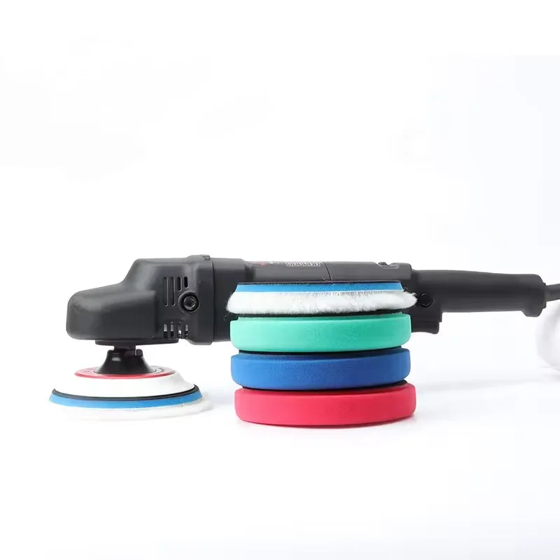 Three Car Flat Polish Foam Sponge Pads and Wool Blend Pad Combination Polishing Pad Kit for Car Care Details