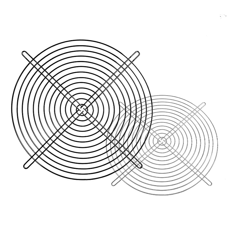 Heavy Duty Metal Mesh Grill 220mm Diameter Metal Fan Guard for Industrial Blowers and HVAC Systems