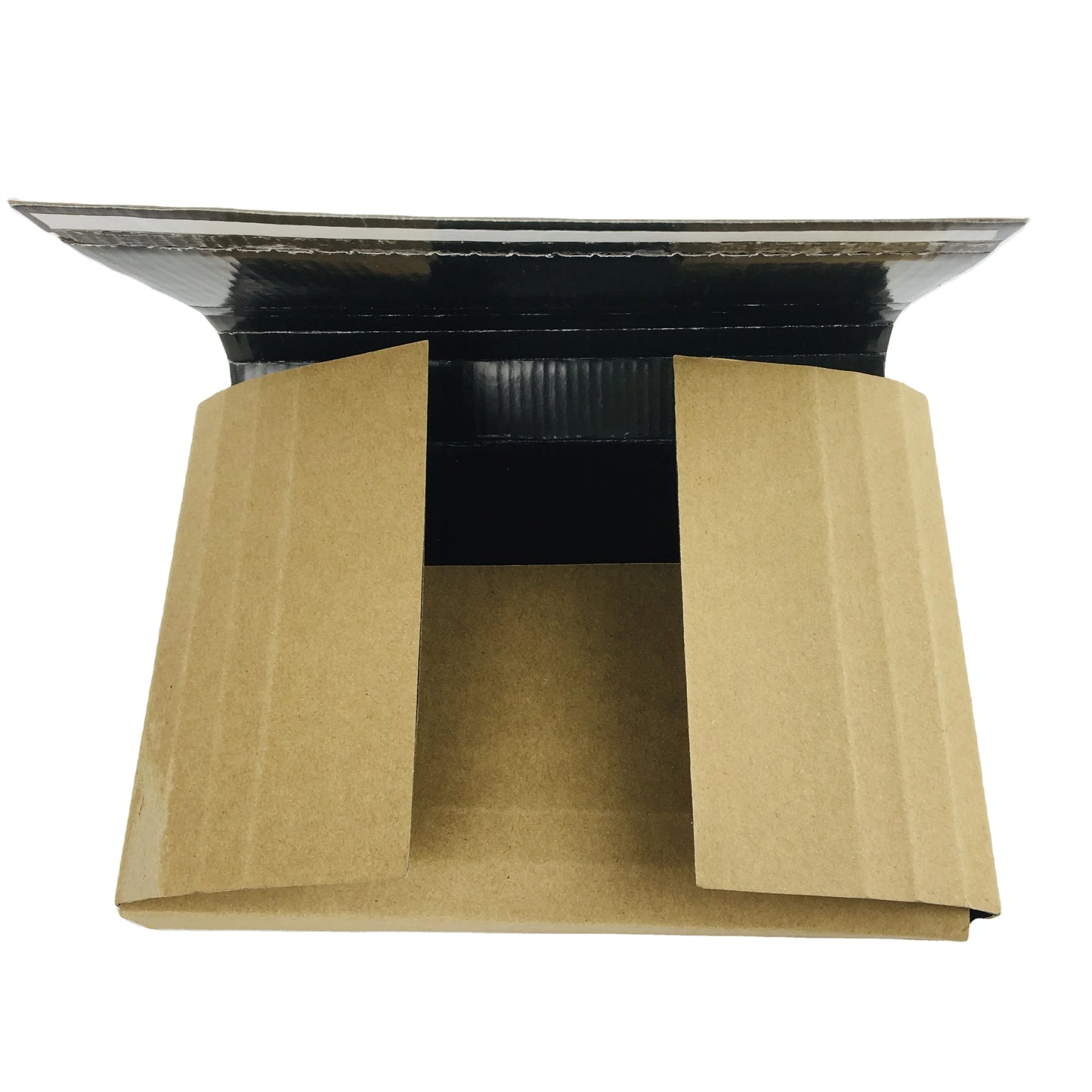 Custom  Book Style Mailer Delivery Carton Corrugated Black Shipping Boxes Packaging Book and Picture Frame