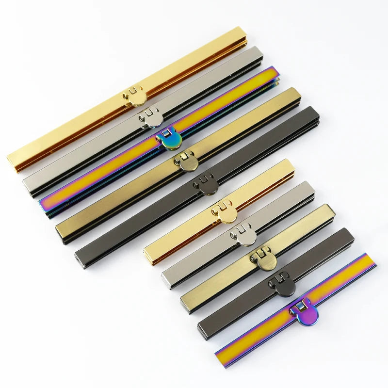 Deepeel F1-74 19cm DIY Bag Hardware Accessories Square Shaped Wallet Handbag Metal Locks Purse Frame Kiss Clasp Buckles
