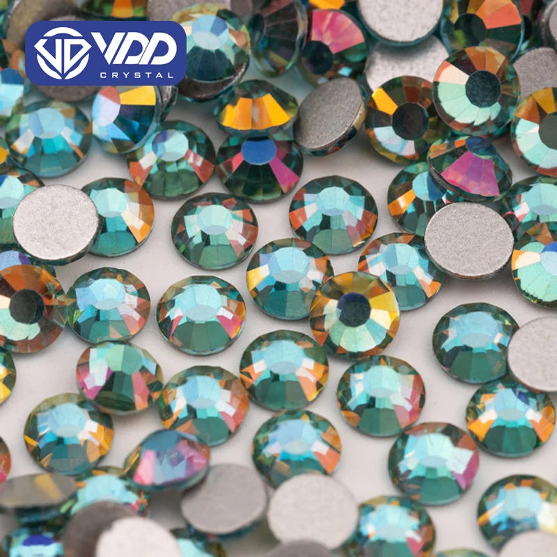 VDD 353 Magma-Aquamarine SS6-SS30 New Color Glass Rhinestones Crystal Flatback Stones Glitter Nail Art DIY Crafts Accessories