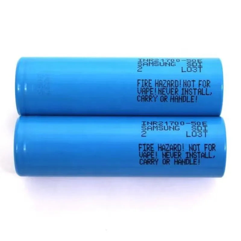 Original Lithium Ion Battery Cell Ncm 3.6V 50E 40T 35A 10A 15A 3.7V Inr 21700 5000mah 21700 50E 50S 50G INR21700 for Ebike