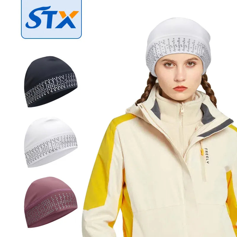 Shuntaiixn New Unisex Polar Fleece Beanie Golf Girl Winter Reflective Cap for Women Running Hat Solid Color Custom for the Co