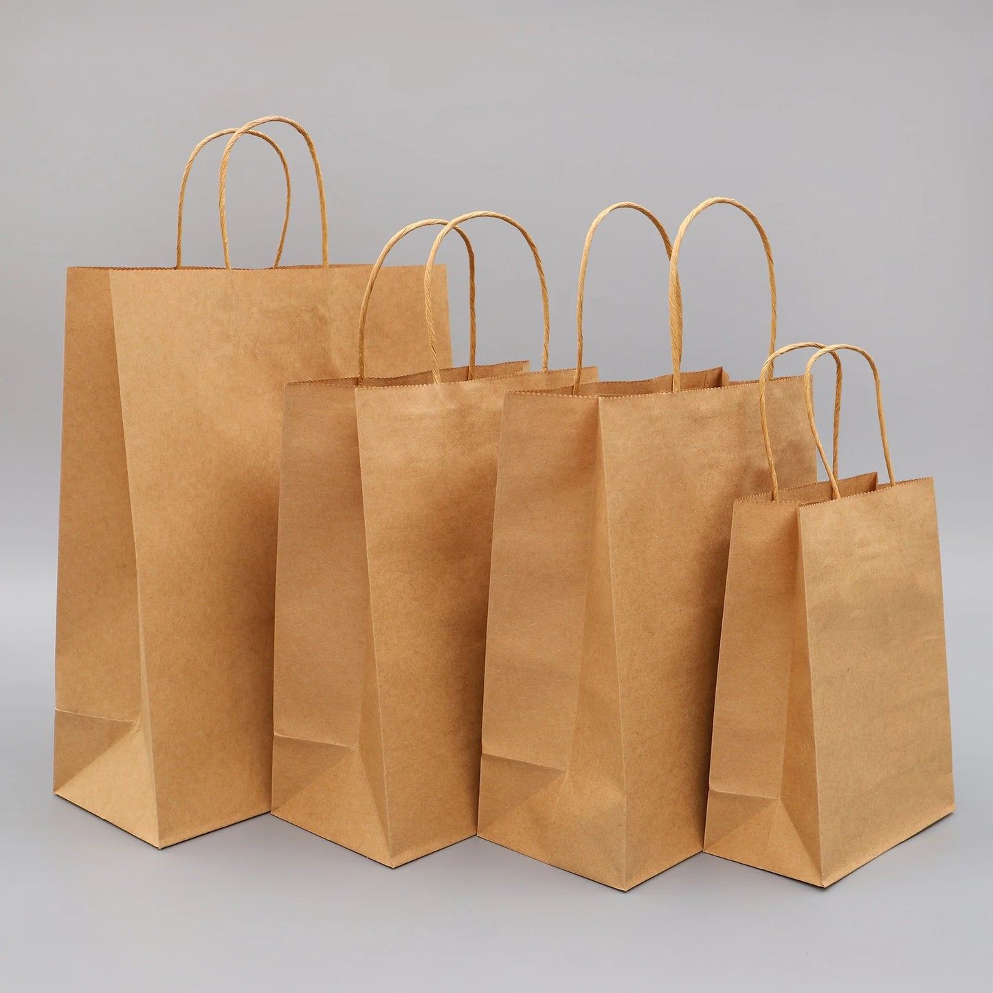 New Arrival Custom Food Grade Paper to Go Fast Food Kraft Bags