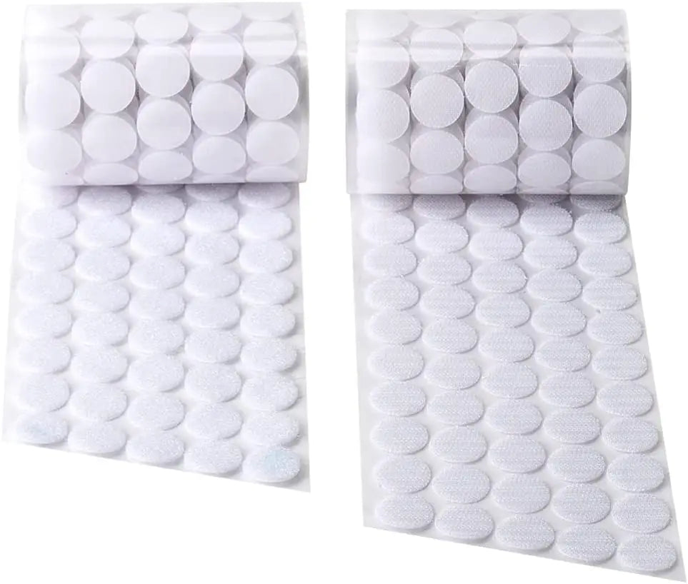 Plastic Hook and Loop Pair Double Sided Tape Transparent Dots Hook Sandpaper