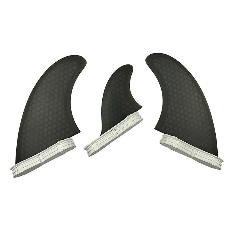 Surfboard Fins Custom Design T1 Tri Set Double Tabs 2 Fin Best Quality Honeycomb Fiberglass
