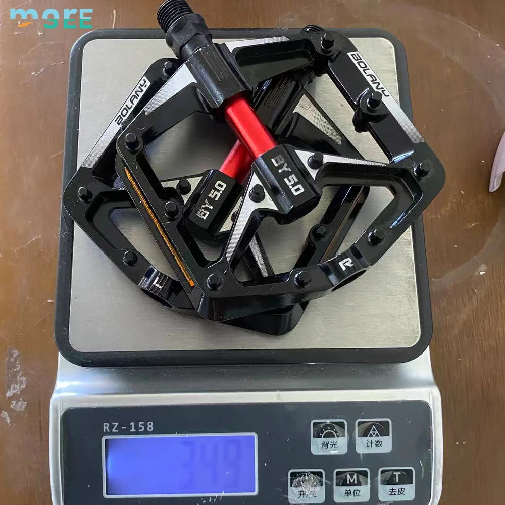 SeeMore ODM/OEM Alu Alloy Mountain Pedal Ultra-light 349g 2 Sealed Bearing Bicycle Parts Cycling Platform Flat Pedals Bike Pe