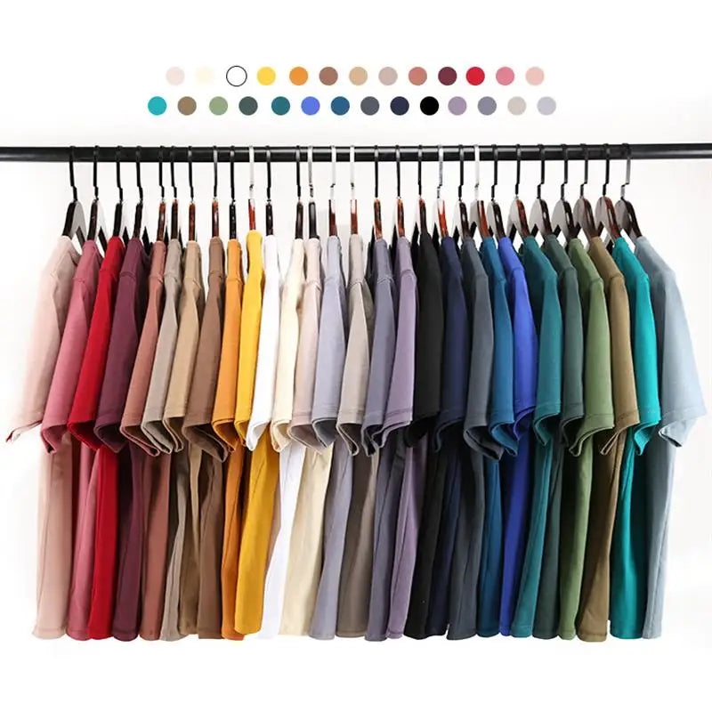 Wholesale High Quality Men's Plain T Shirts Custom Print 180g 7900 Mens Tshirts Blanks T-shirts for Summer