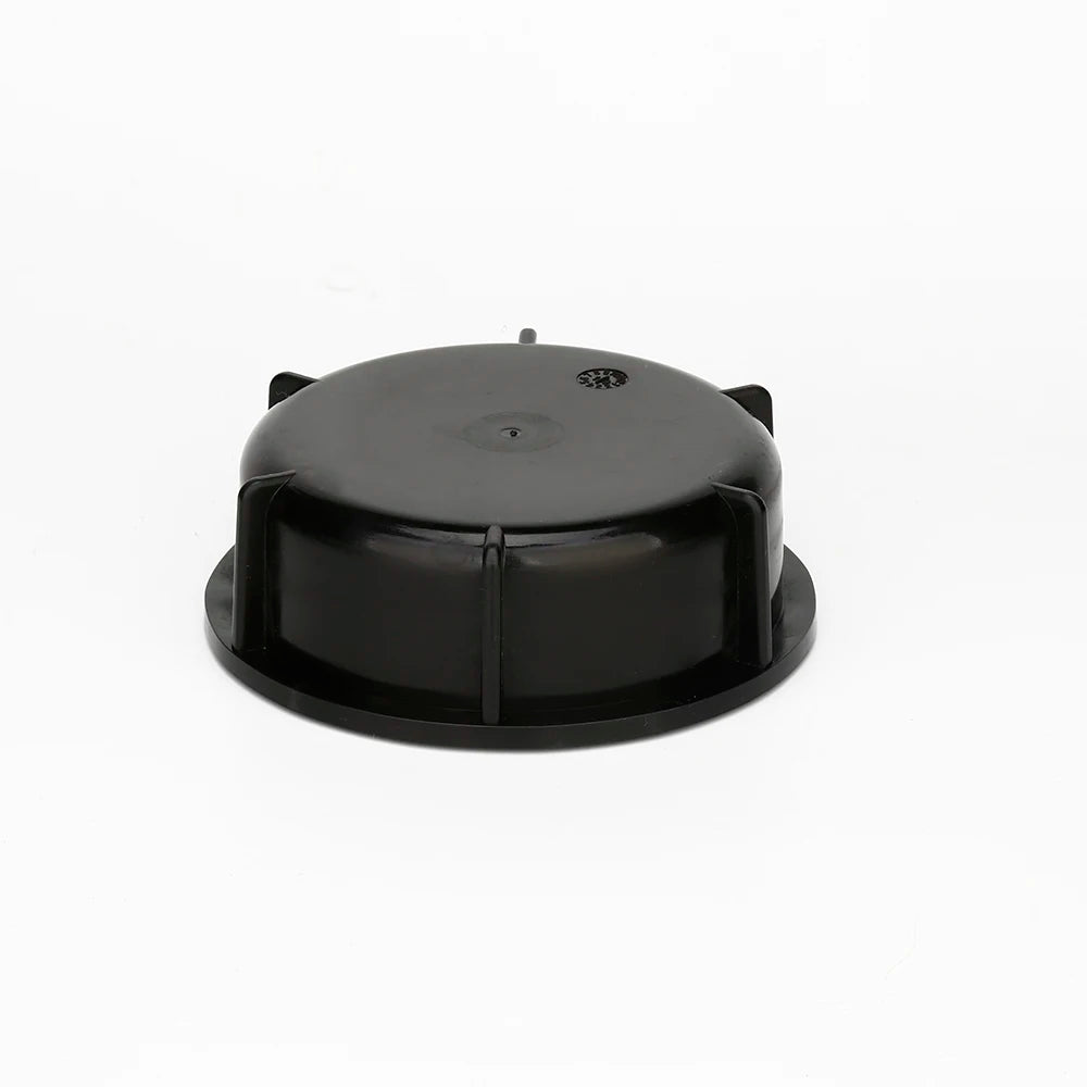 2-Inch Black Screw Cap Fine Thread DN50 BSP/NPT Female Connection for IBC Ball Valve Pipe Fittings Dust Cover Model IBCBCAP5