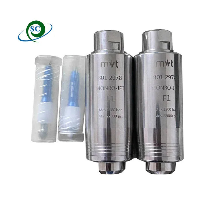 New UH SWIVELS Ultra High Pressure Stainless Steel Rotation Devil Nozzle 550-1500bar Spray Angle 13-15 Degrees Efficient Hote