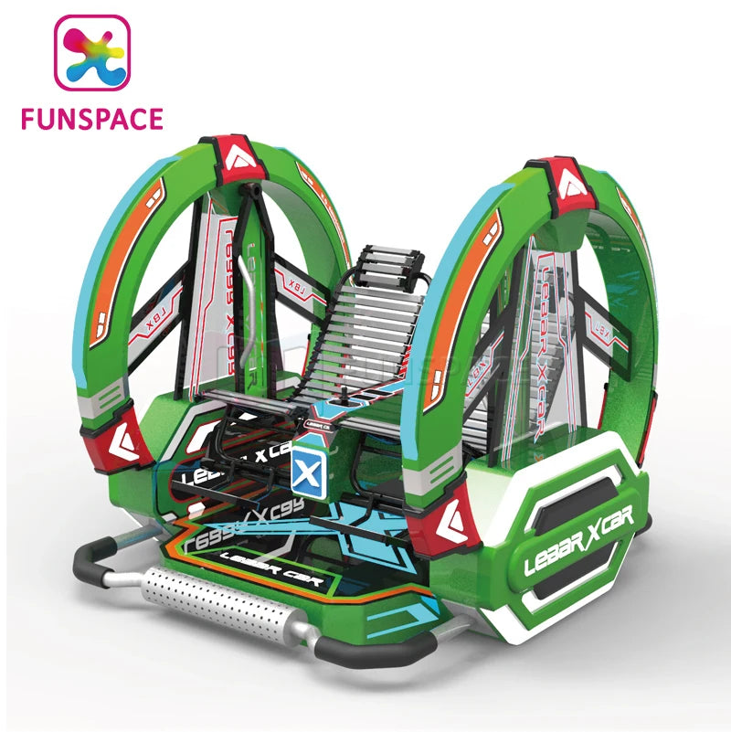 Funspace Outdoor Amusement Rides Happy Car Electric Swing Ride for Children and Adult
