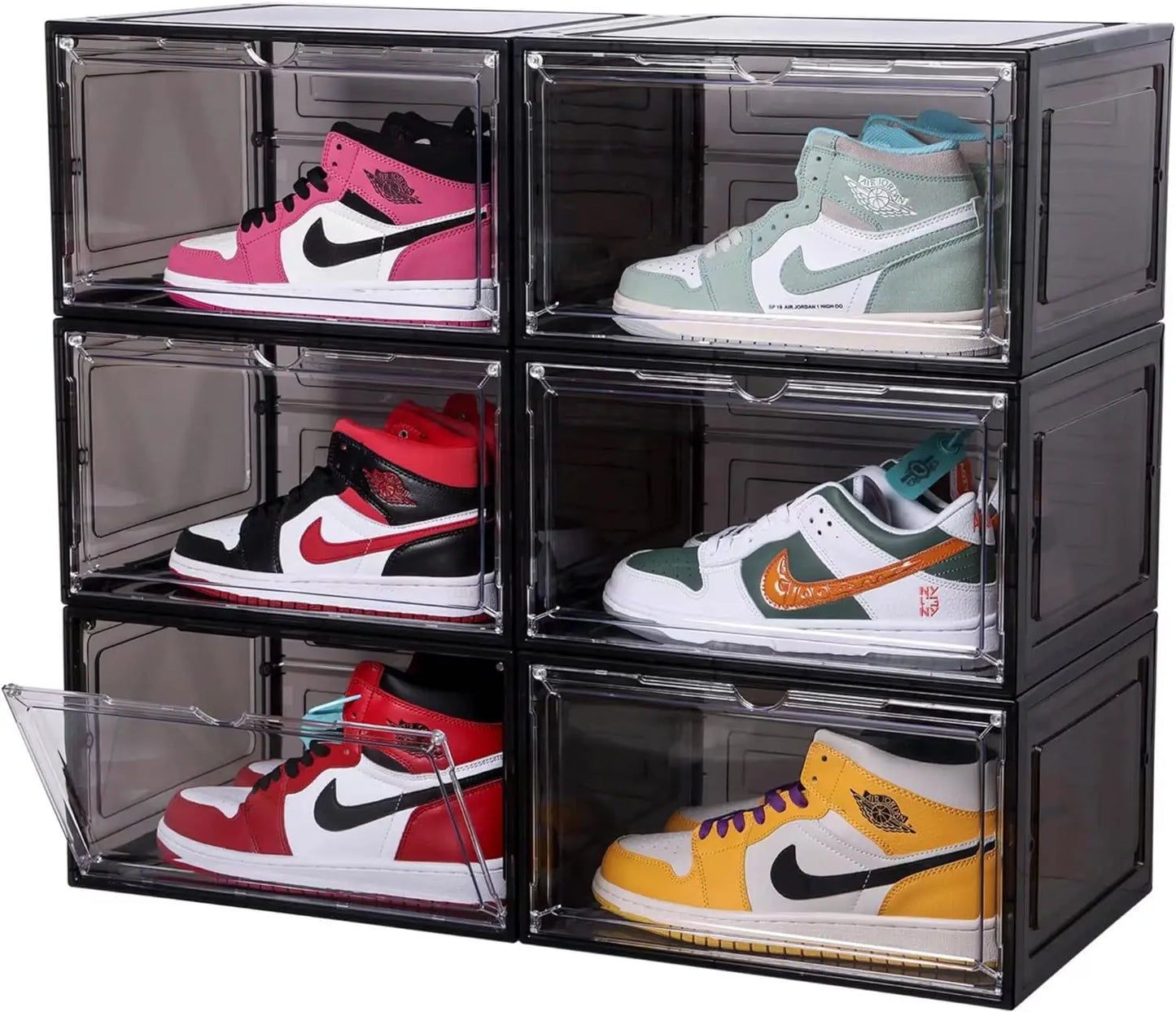 Large Free Installation PP Household Shoe Storage Box Rectangle Plastic Injection Foldable Eco-Friendly Modern Reasonable Pri