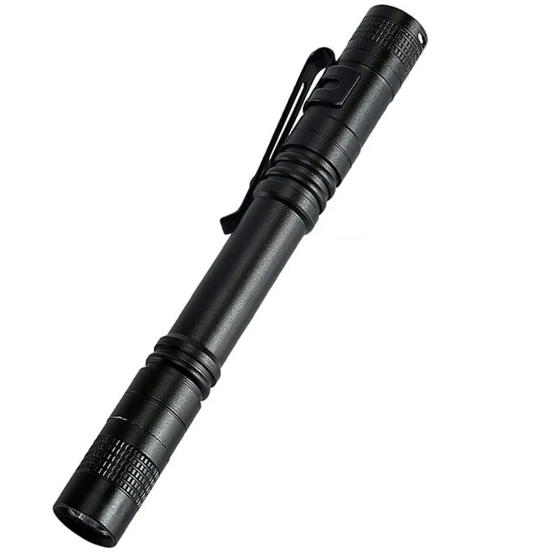 Mini Pen Flashlight XPE-R3 LED IPX8 Waterproof Portable EDC Torch With Metal Clip for Inspection Camping Emergency Lighting