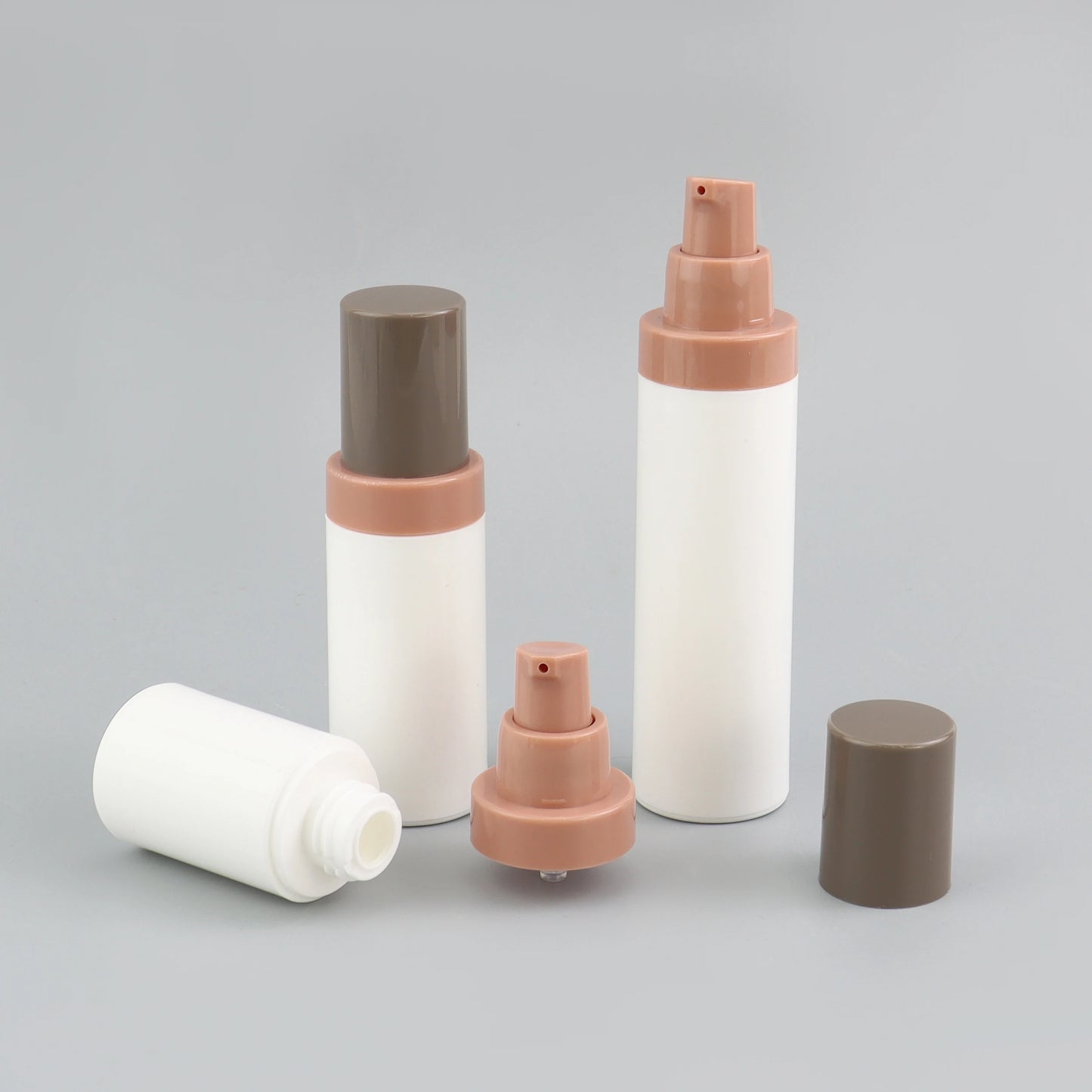 15ml 30ml 50ml Plastic PP Serum Lotion Packaging Cosmetic Airless Pump Bottle