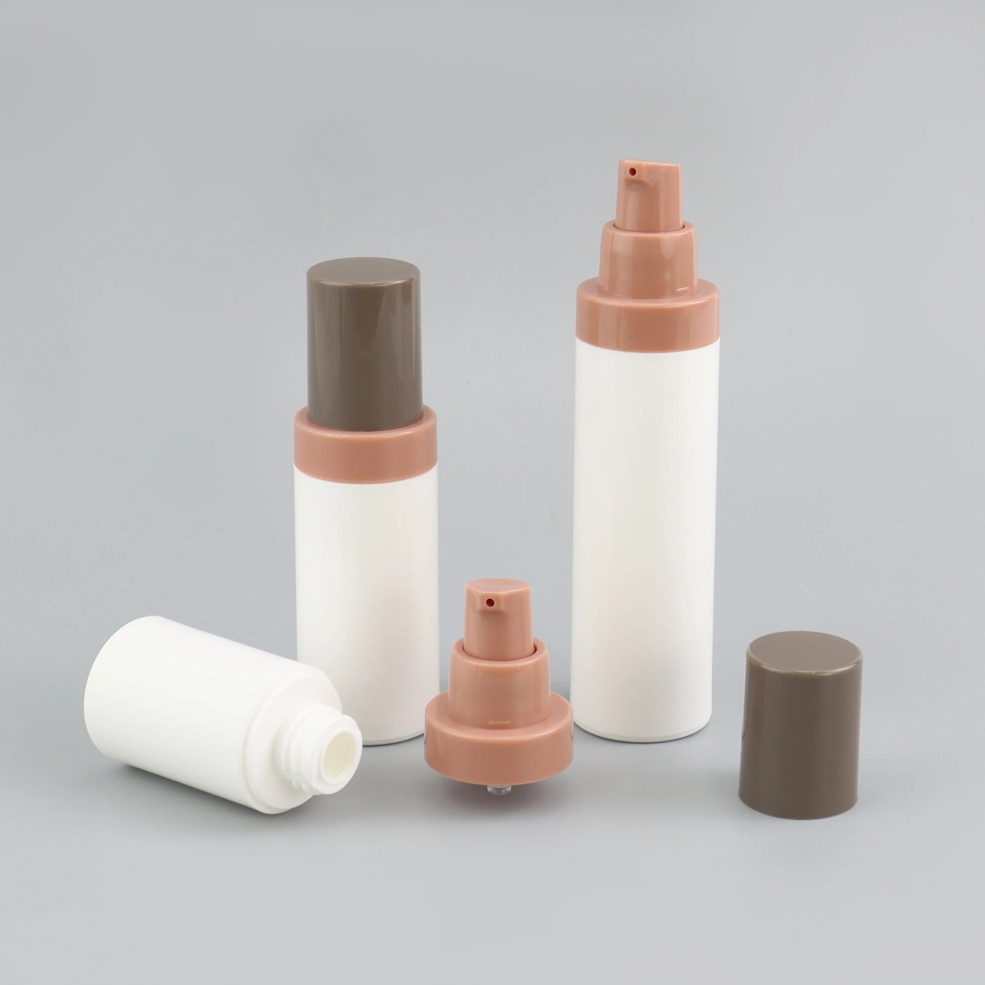 15ml 30ml 50ml Plastic PP Serum Lotion Packaging Cosmetic Airless Pump Bottle